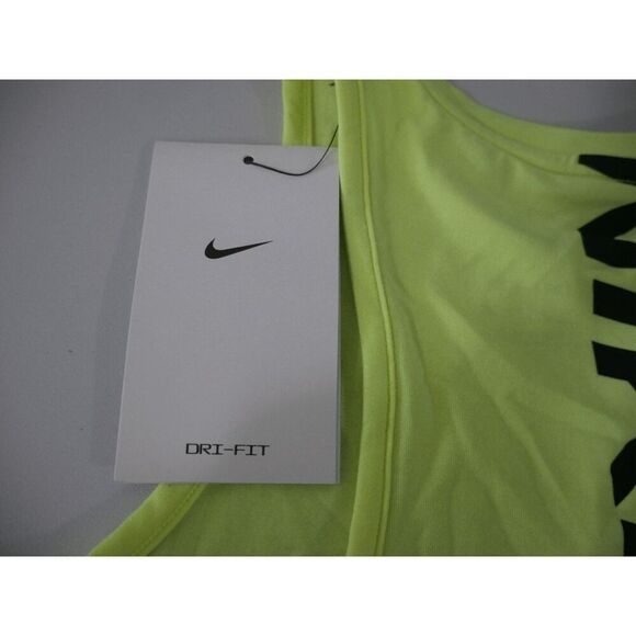 Nike Girls' Pro Dri-FIT Training Tank Top Neon XS - Picture 5 of 6